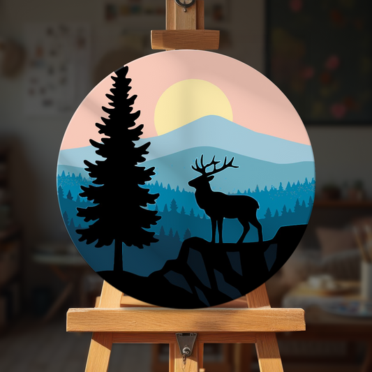 Paint by numbers - Deer Dusk - MyArt