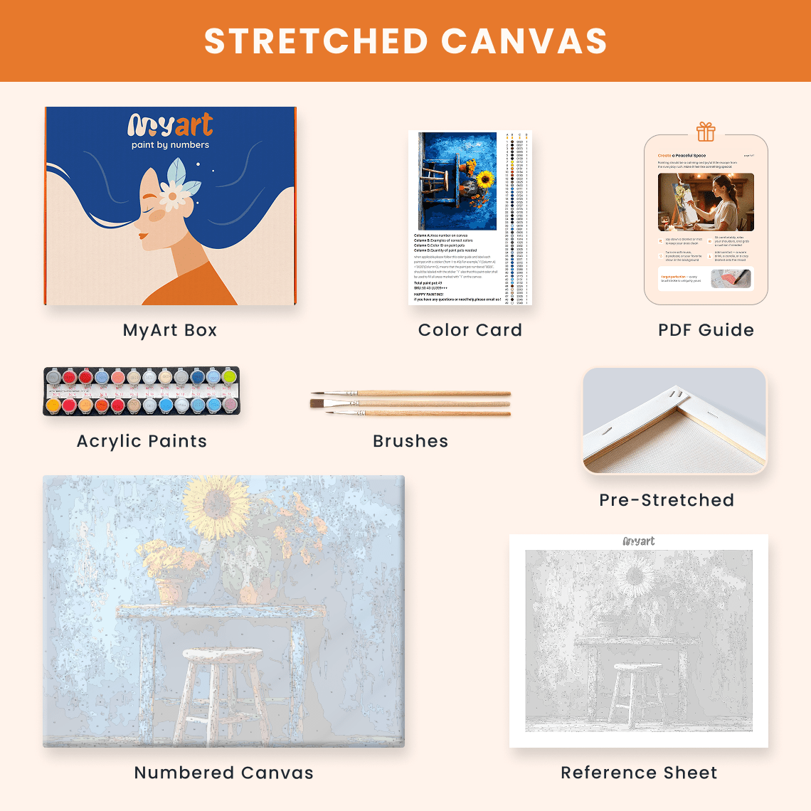 Paint by numbers - Delicate Whispers - MyArt