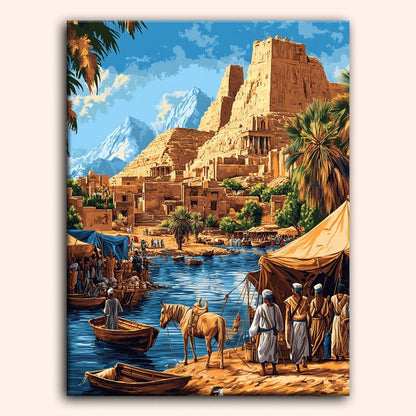 Paint by numbers - Desert Bazaar - MyArt