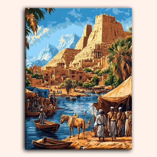 Paint by numbers - Desert Bazaar - MyArt