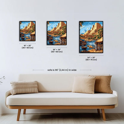 Paint by numbers - Desert Bazaar - MyArt