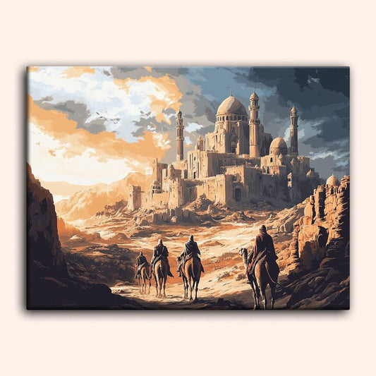 Paint by numbers - Desert Fortress - MyArt