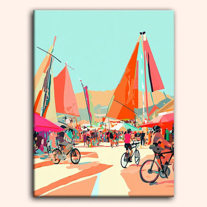 Paint by numbers - Desert Gathering - MyArt