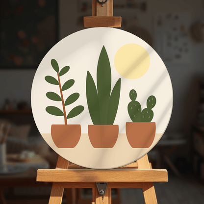 Paint by numbers - Desert Greens - MyArt