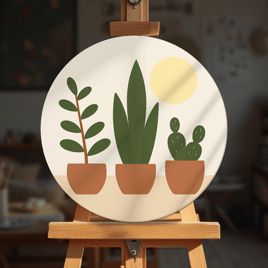 Paint by numbers - Desert Greens - MyArt