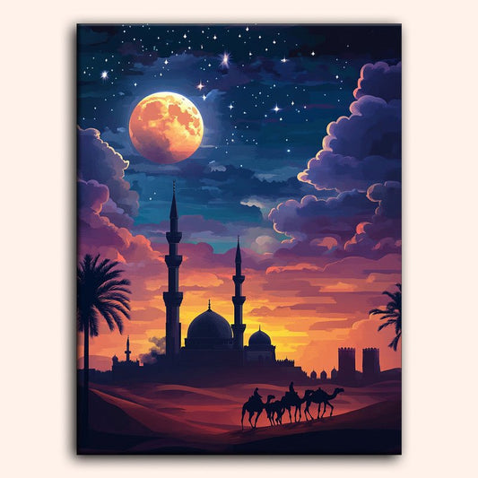 Paint by numbers - Desert Mosque - MyArt