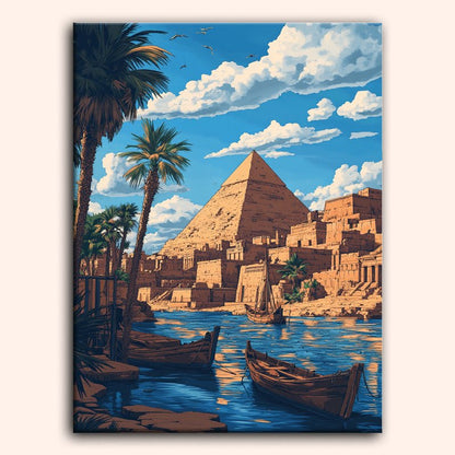 Paint by numbers - Desert Port - MyArt