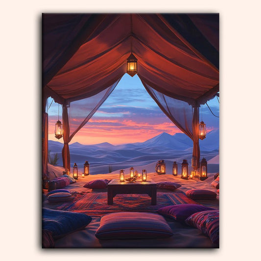 Paint by numbers - Desert Retreat - MyArt