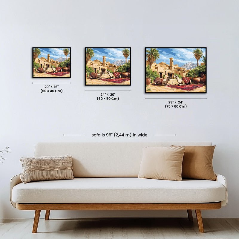 Paint by numbers - Desert Village - MyArt