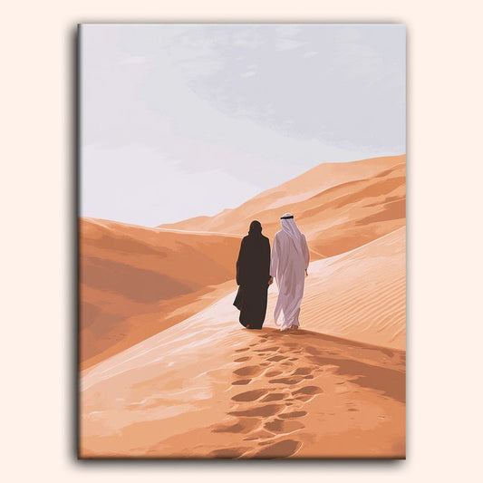 Paint by numbers - Desert Walk - MyArt
