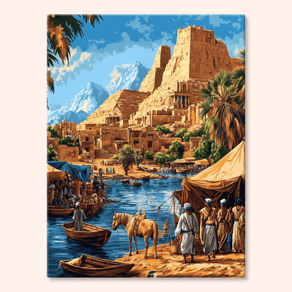 Paint by numbers - Desert Bazaar - MyArt