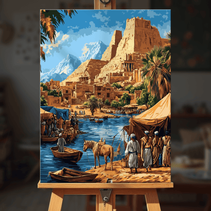 Paint by numbers - Desert Bazaar - MyArt