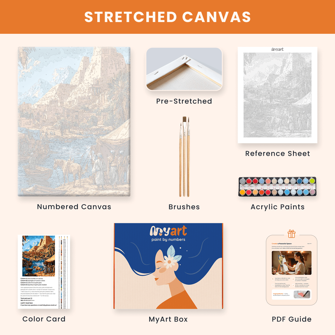 Paint by numbers - Desert Bazaar - MyArt