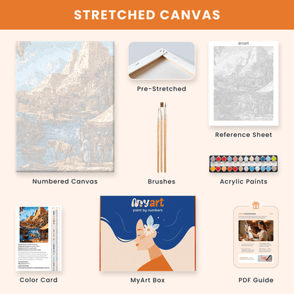 Paint by numbers - Desert Bazaar - MyArt