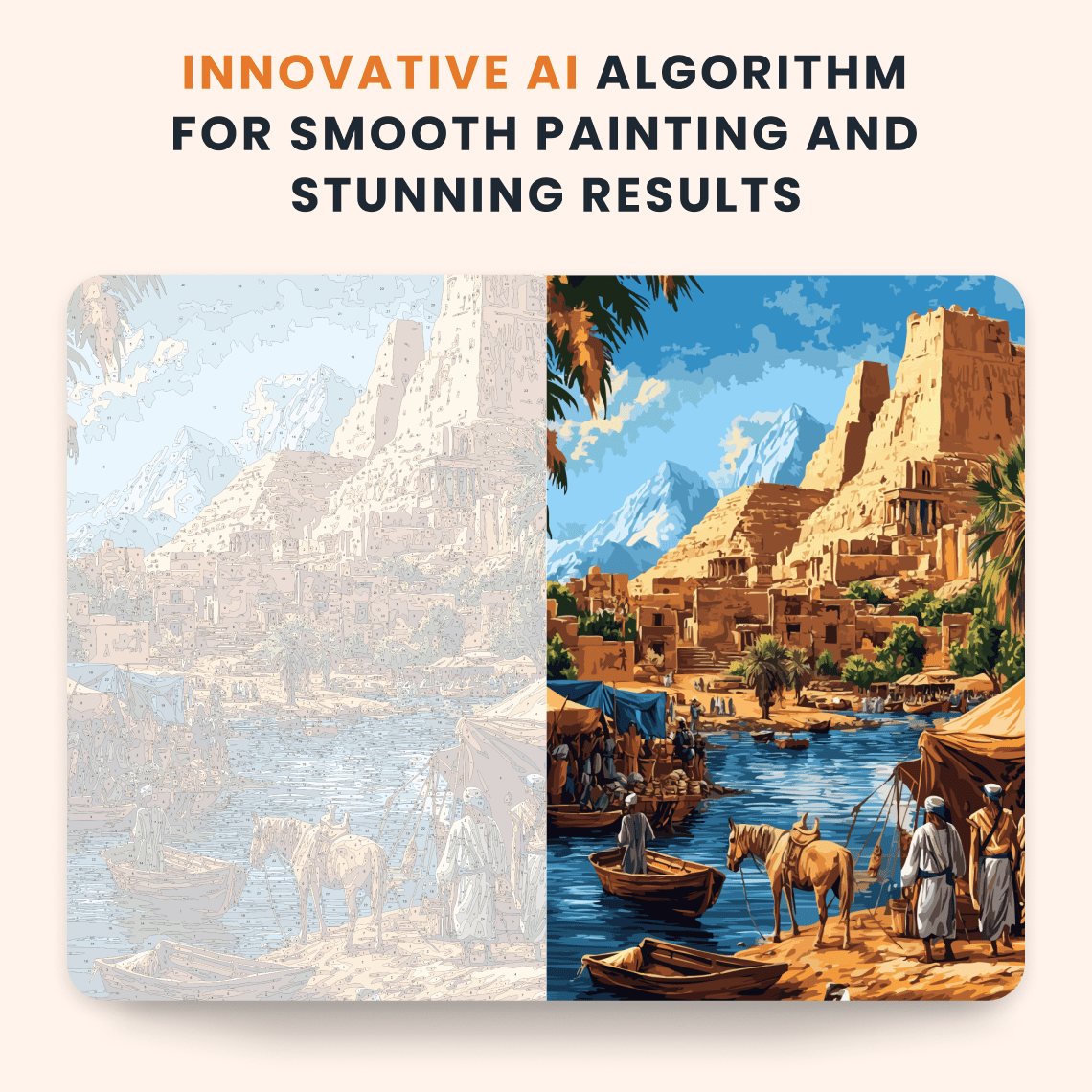 Paint by numbers - Desert Bazaar - MyArt