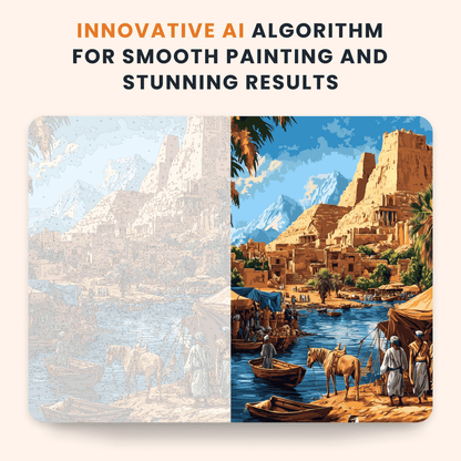 Paint by numbers - Desert Bazaar - MyArt