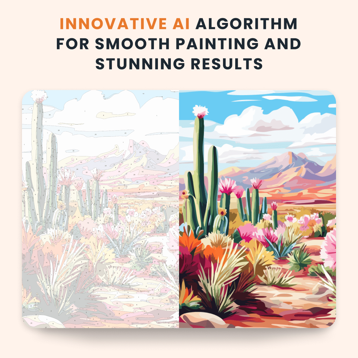 Paint by numbers - Desert Bloom - MyArt