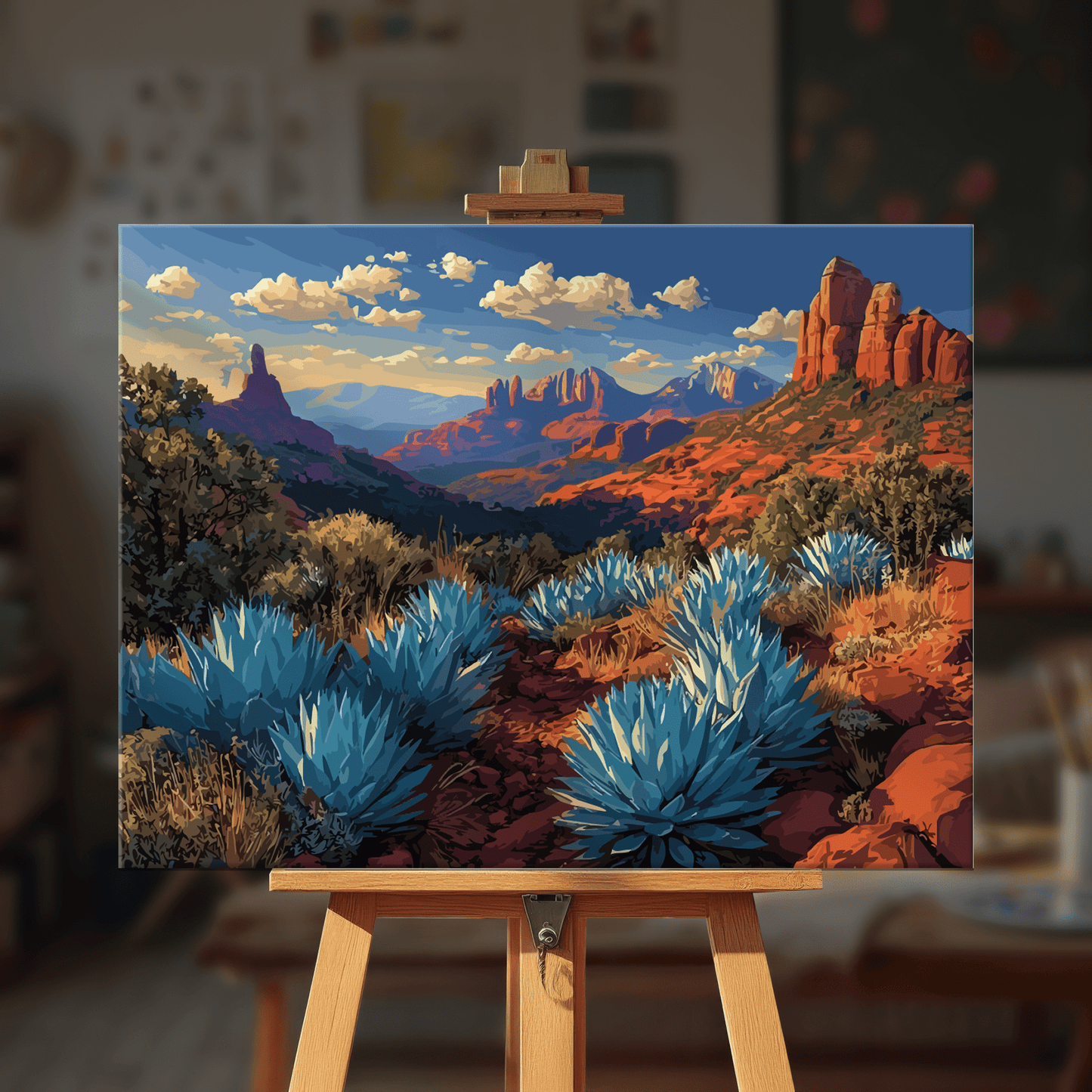 Paint by numbers - Desert Blues - MyArt