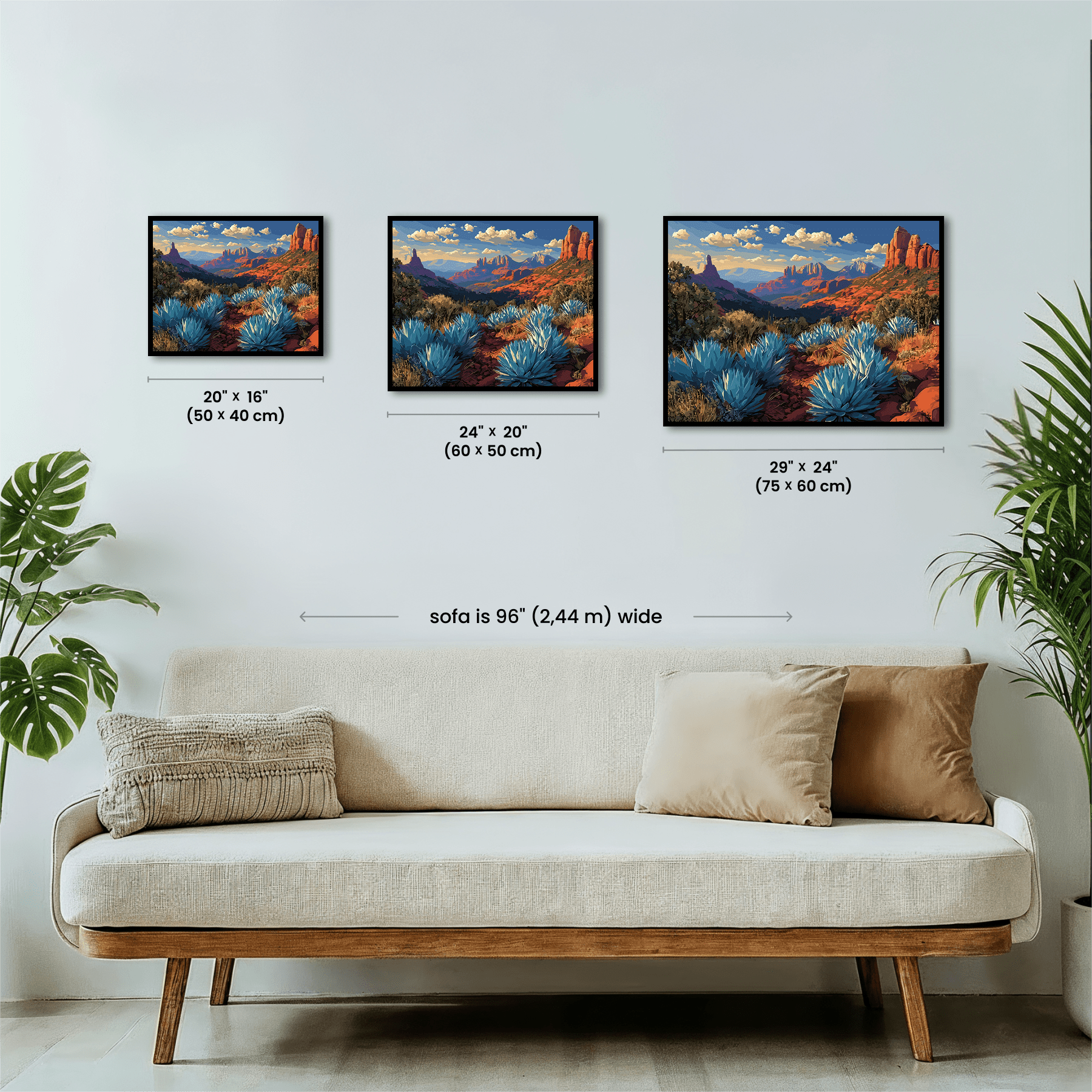 Paint by numbers - Desert Blues - MyArt