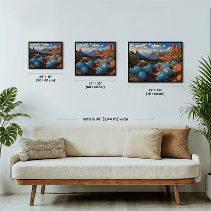 Paint by numbers - Desert Blues - MyArt