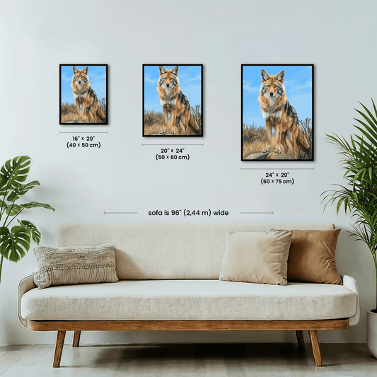 Paint by numbers - Desert Coyote - MyArt