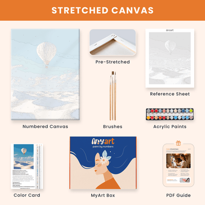 Paint by numbers - Desert Float - MyArt