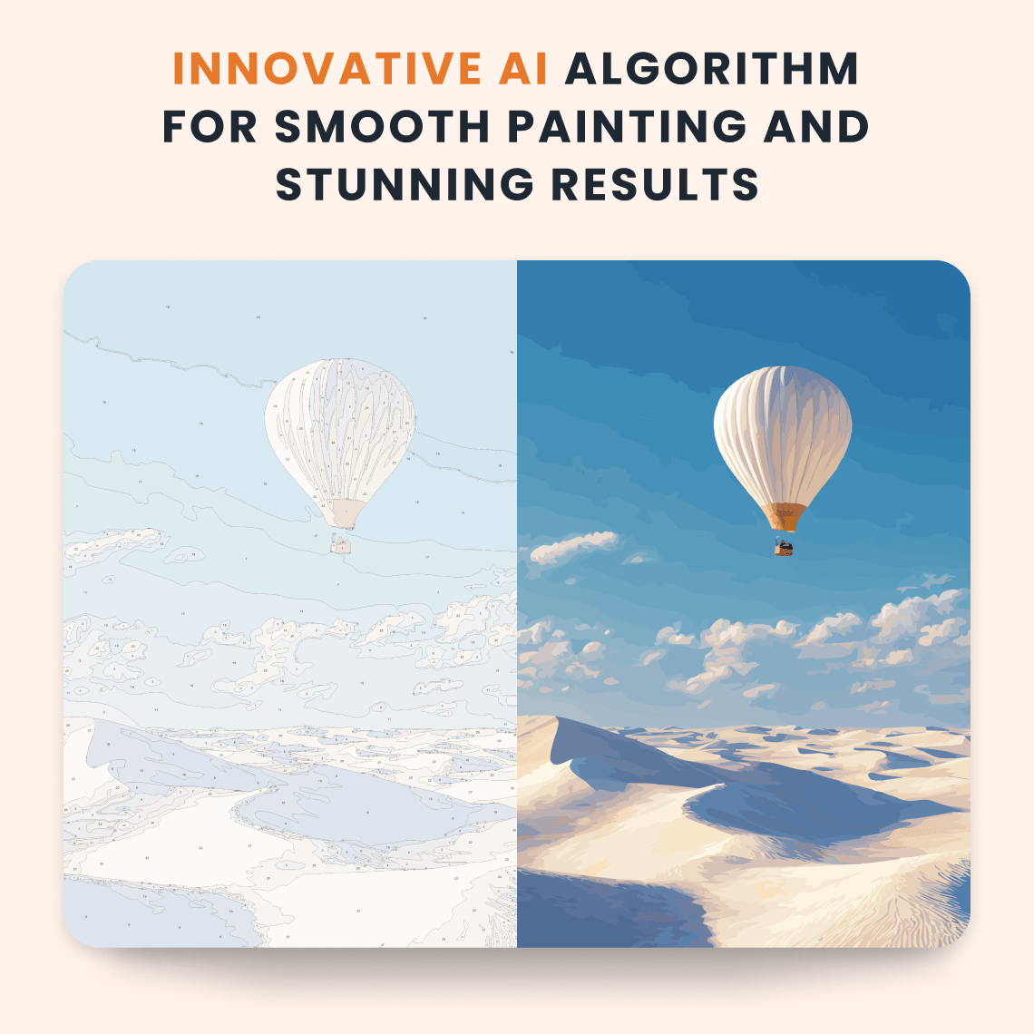 Paint by numbers - Desert Float - MyArt