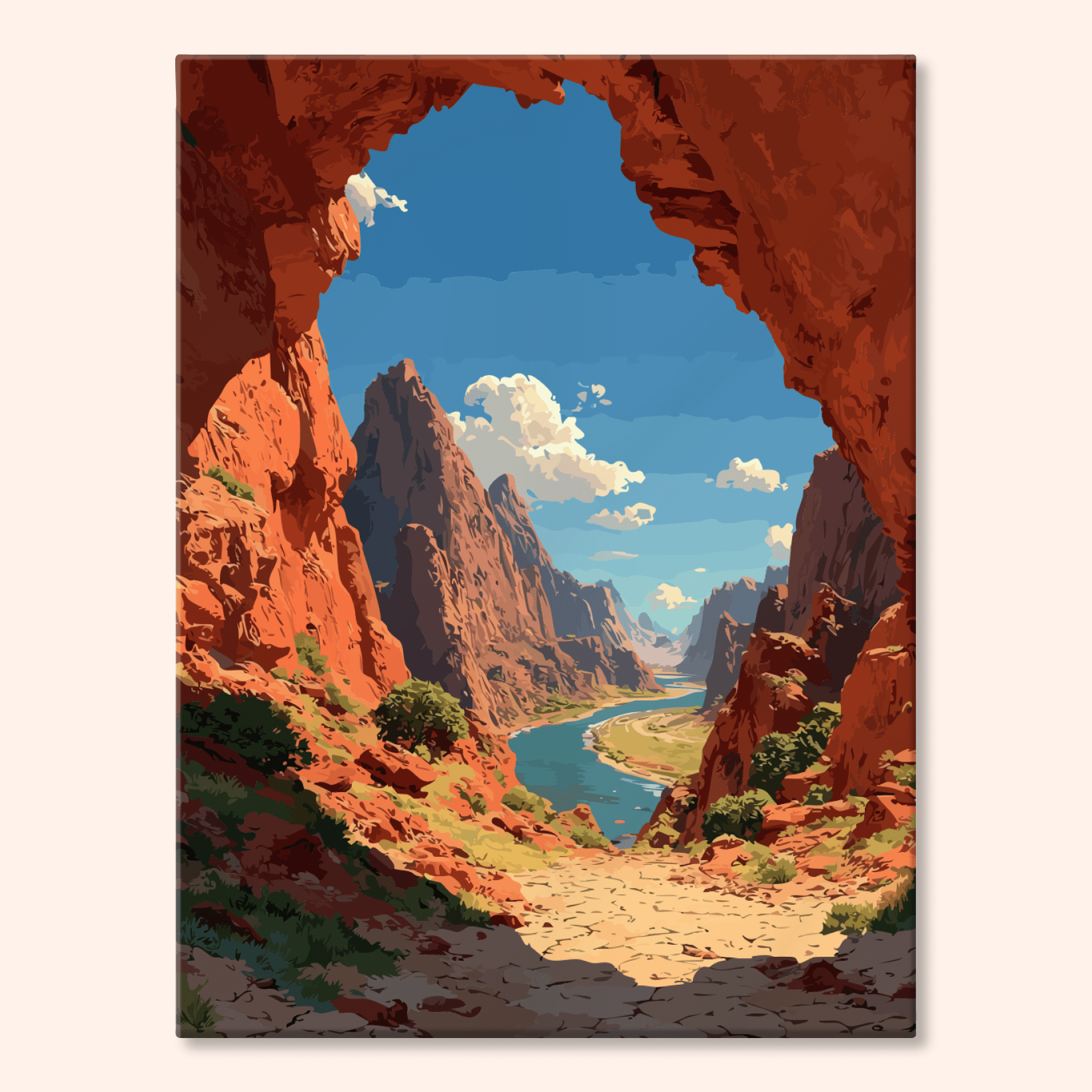 Paint by numbers - Desert Gate - MyArt