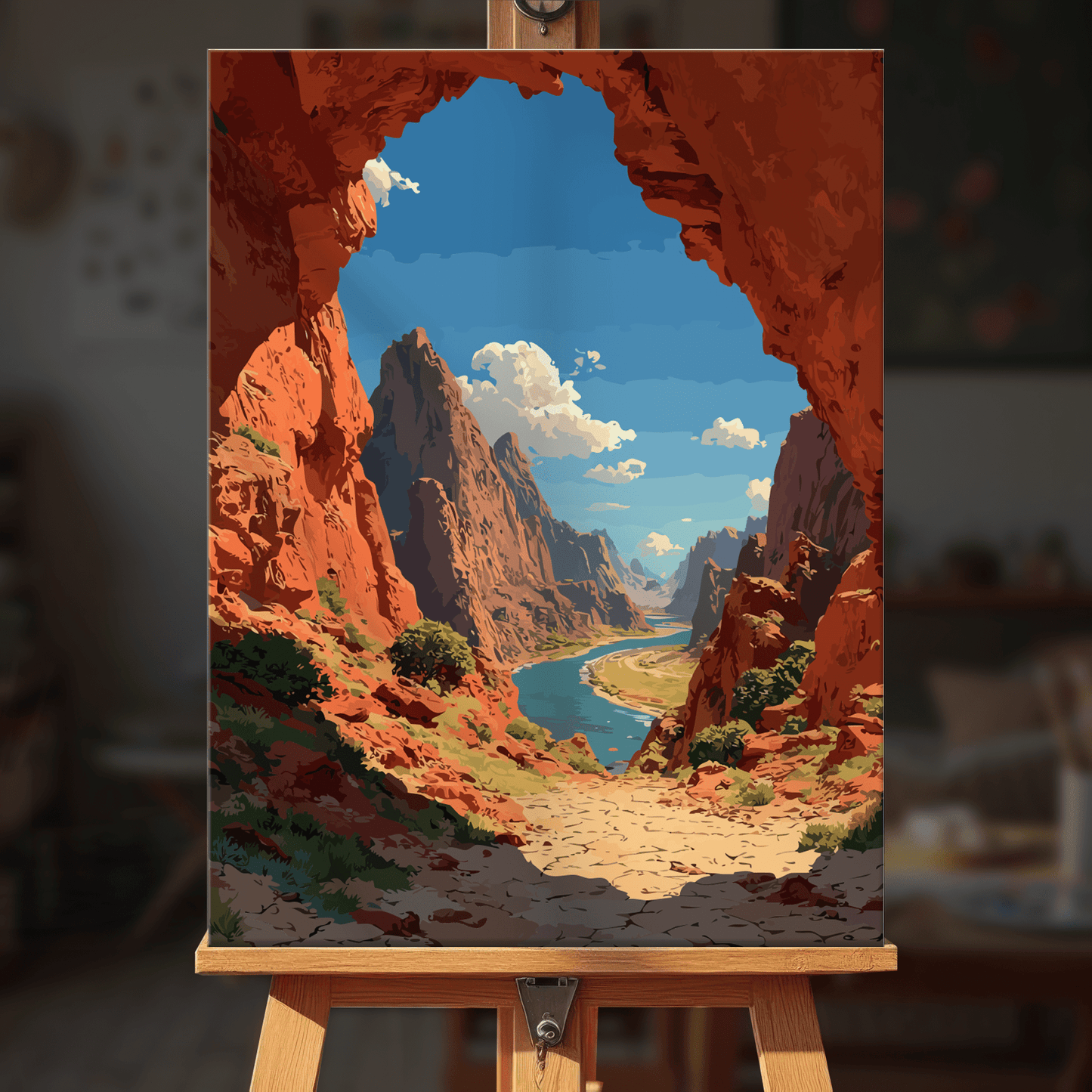 Paint by numbers - Desert Gate - MyArt