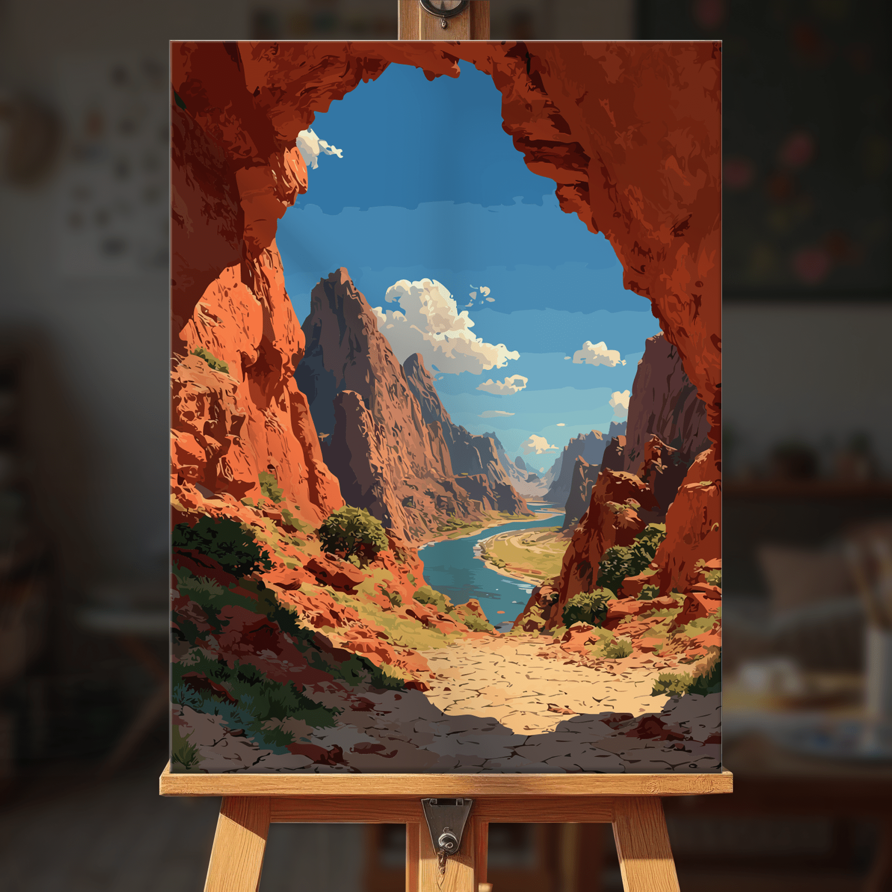 Paint by numbers - Desert Gate - MyArt