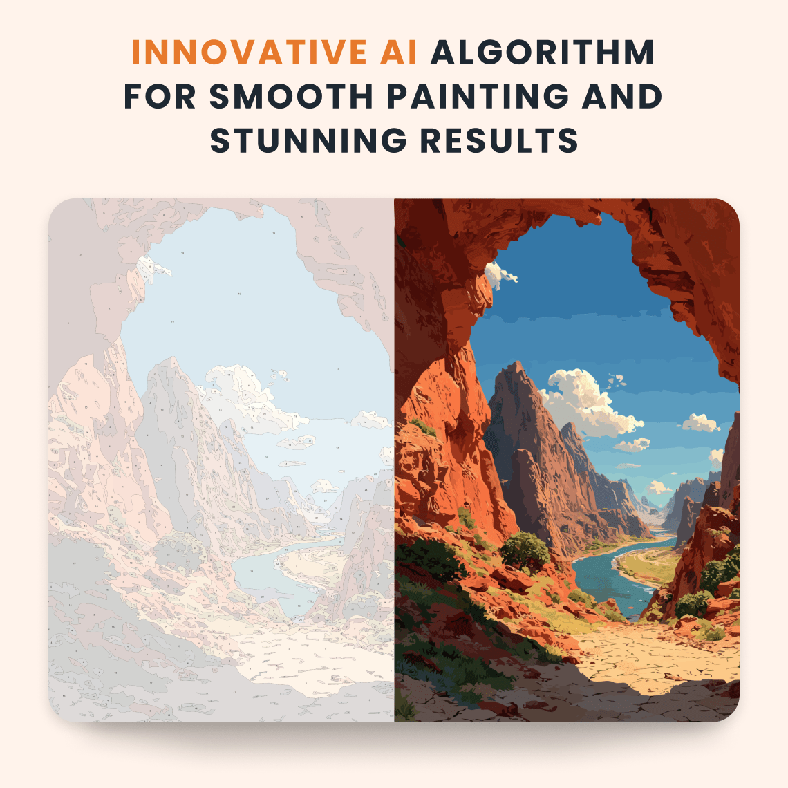 Paint by numbers - Desert Gate - MyArt