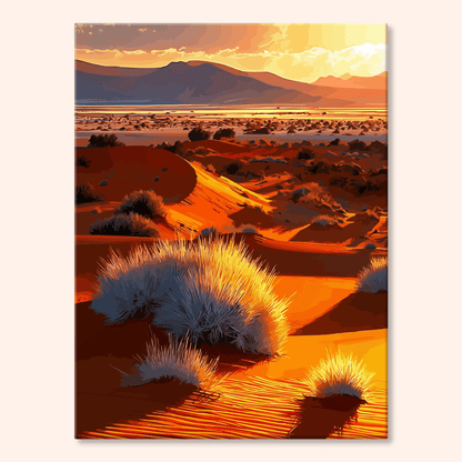Paint by numbers - Desert Glow - MyArt