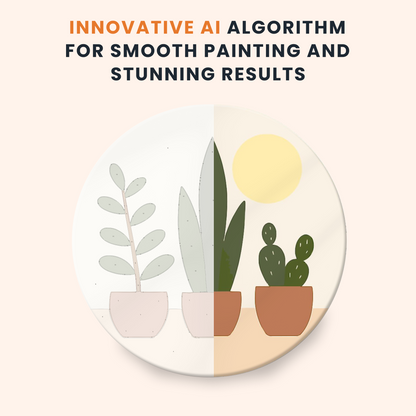 Paint by numbers - Desert Greens - MyArt