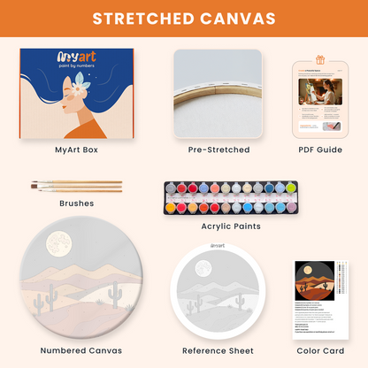 Paint by numbers - Desert Moon - MyArt