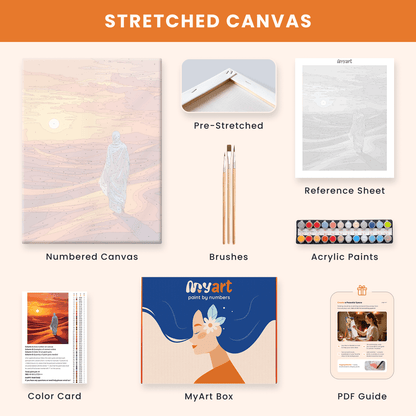 Paint by numbers - Desert Pilgrim - MyArt