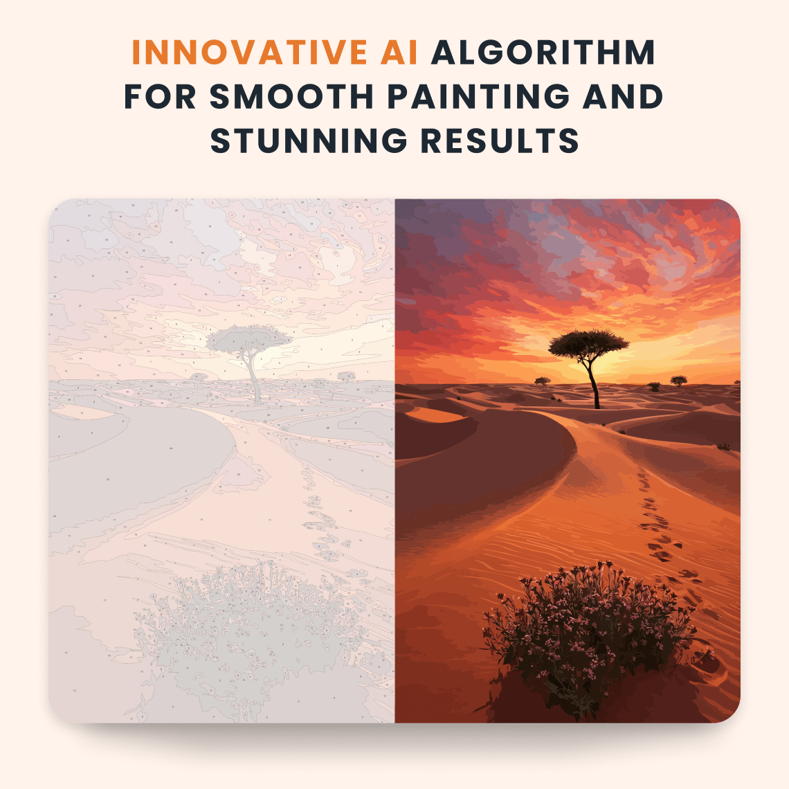 Paint by numbers - Desert Solitude - MyArt