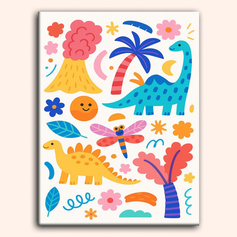 Paint by numbers - Dino Joy - MyArt