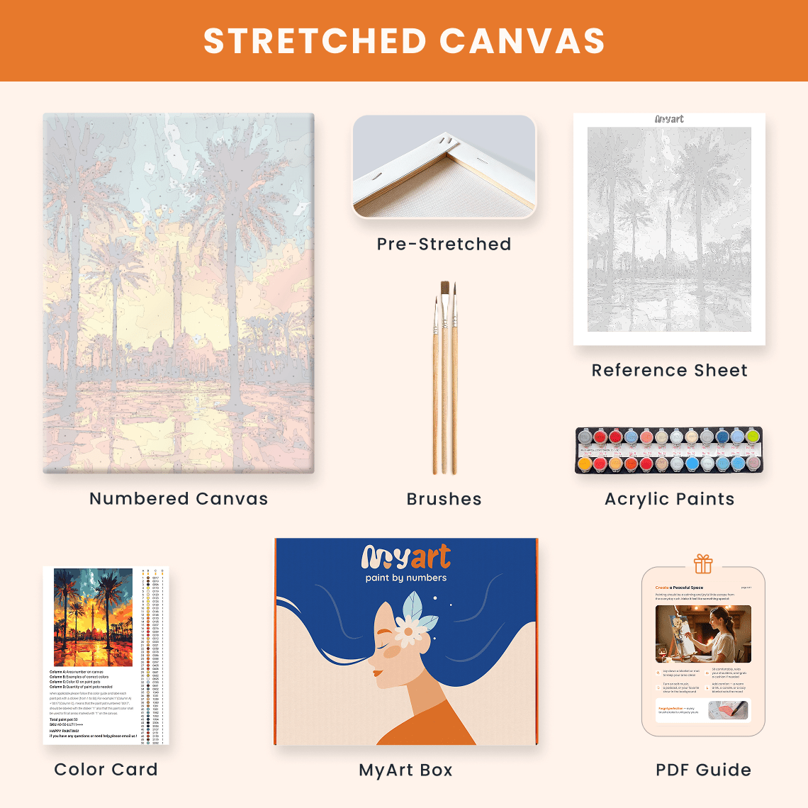 Paint by numbers - Divine Light - MyArt