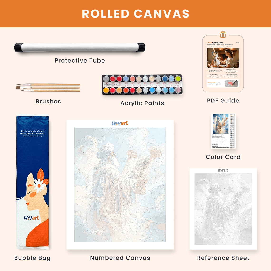 Paint by numbers - Divine Scroll - MyArt