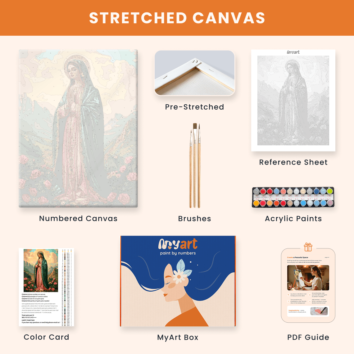 Paint by numbers - Divine Serenity - MyArt