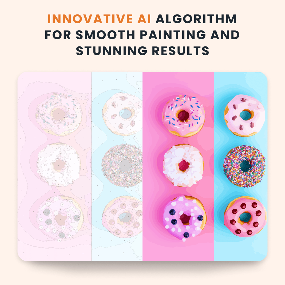 Paint by numbers - Donut Party - MyArt