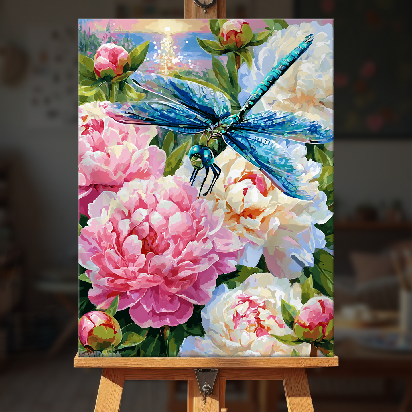 Dragonfly Peonies