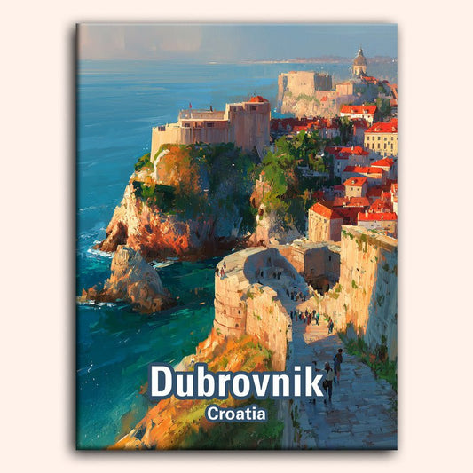 Paint by numbers - Dubrovnik Walls - MyArt