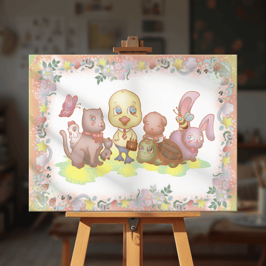 Paint by numbers - Ducks Family - MyArt