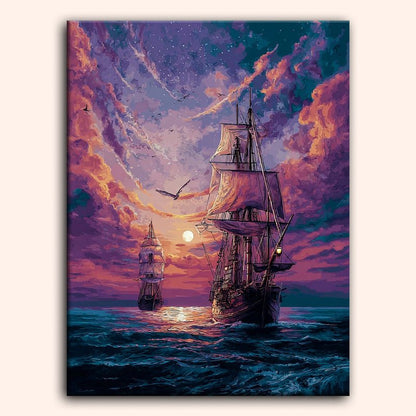 Paint by numbers - Dusklight Journey - MyArt