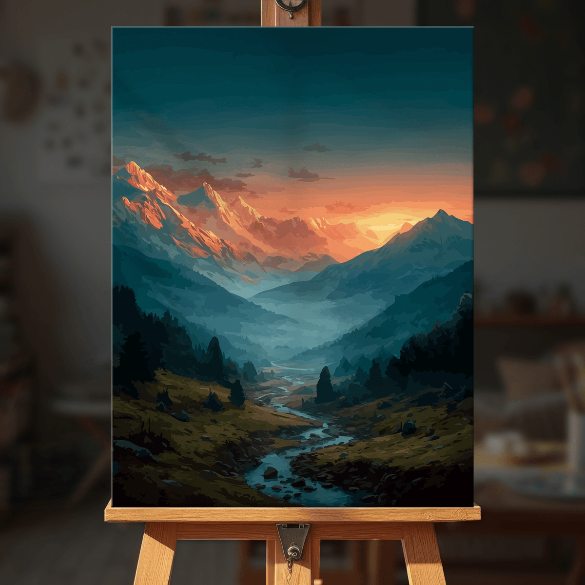 Paint by numbers - Dusky Valley - MyArt