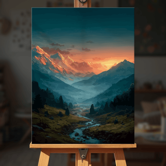 Paint by numbers - Dusky Valley - MyArt