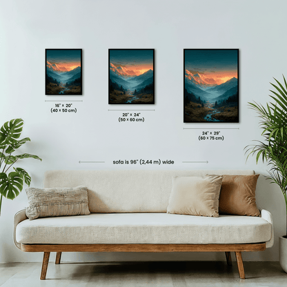 Paint by numbers - Dusky Valley - MyArt