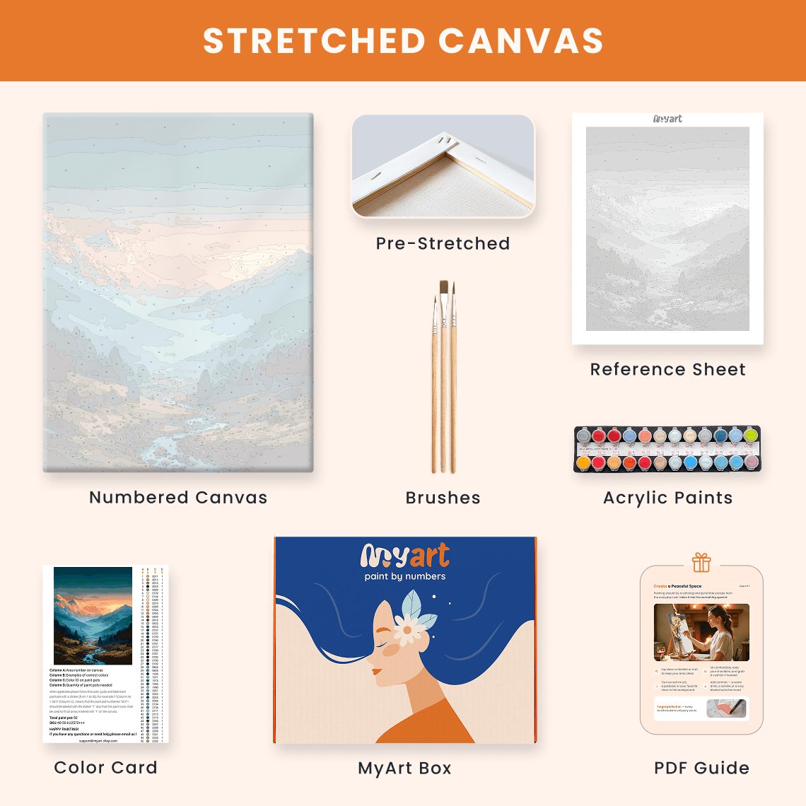 Paint by numbers - Dusky Valley - MyArt