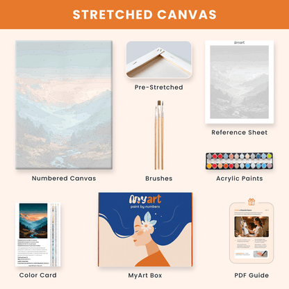 Paint by numbers - Dusky Valley - MyArt